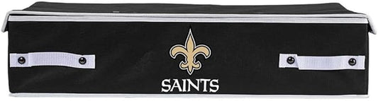 Franklin Sports NFL Under Bed Storage Bins - Folding Organizer Containers - NFL Team Office, Bedroom + Living Room Décor