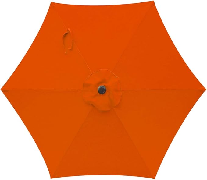 SUNVIVI OUTDOOR Outdoor Patio Umbrella, Patio Umbrella, Market Umbrella, Large Outdoor Umbrella, Metal Pole Umbrella with Push Button Tilt and Crank, Polyester Canopy