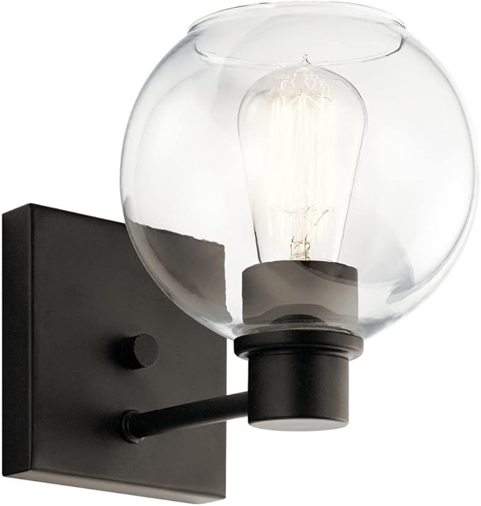Kichler Lighting 45892NI One Light Wall Sconce from The Harmony Collection, Brushed Nickel