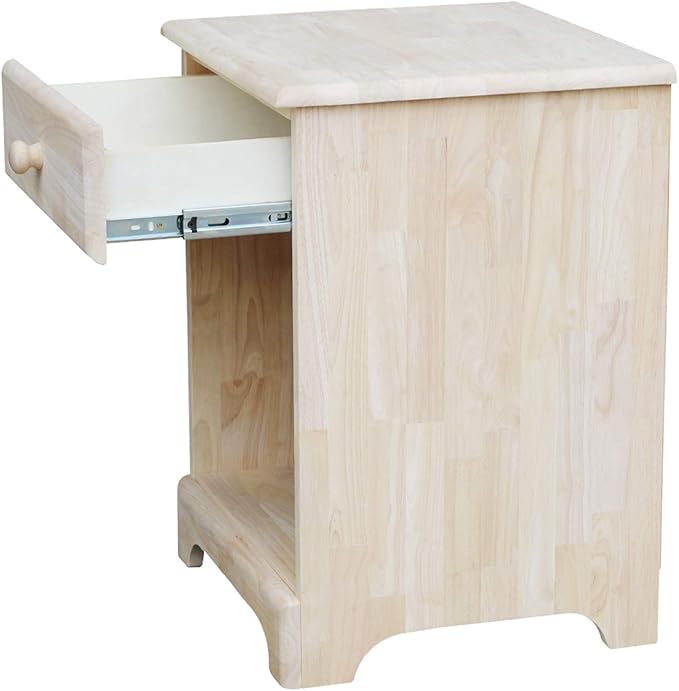 IC INTERNATIONAL CONCEPTS Nightstand Unfinished