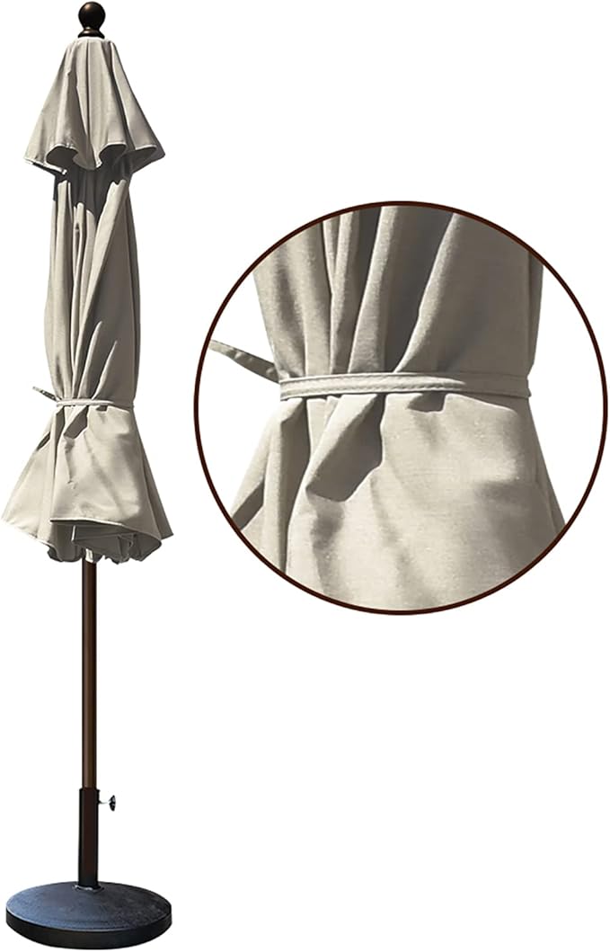EliteShade USA 10-Year-Non-Fading 9Ft Market Patio Umbrella, UPF 50+ UV Protection Performance Sun Umbrella, Heavy Duty Commercial Grade Outdoor Table Umbrella with Crank & Tilt, Windproof Vented Top for Garden, Pool, Deck and Outdoor Playsets, Antique...