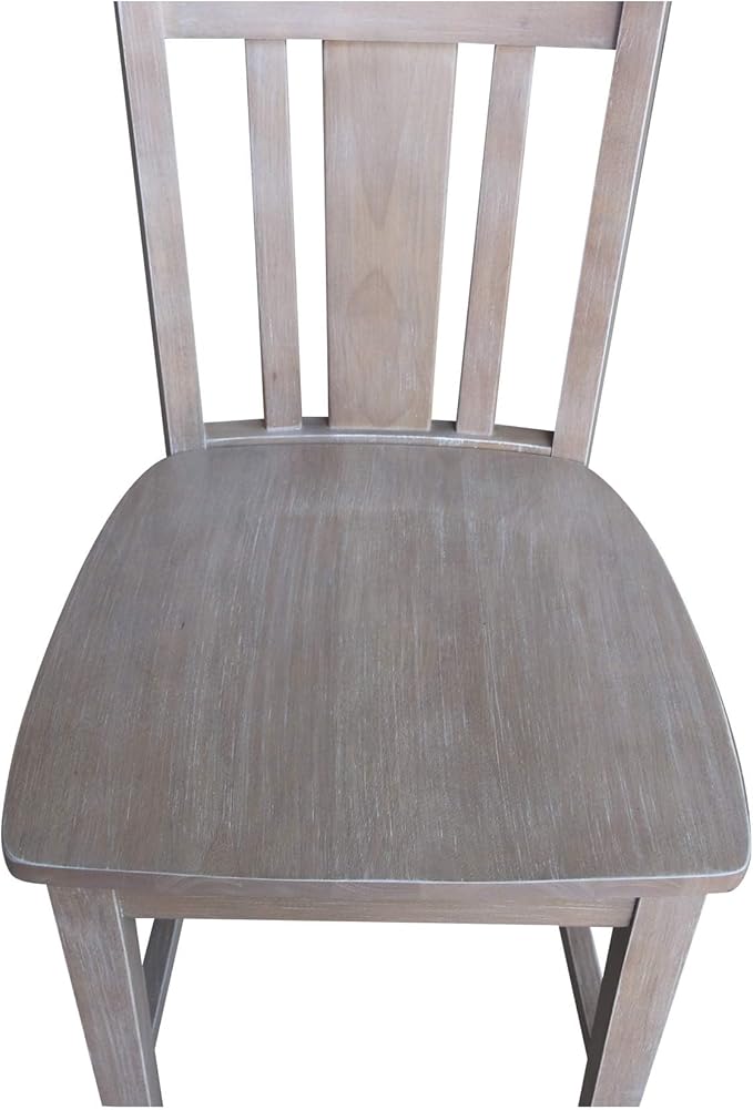 IC INTERNATIONAL CONCEPTS 30X48 Counter Height Dining Table with 4 San Remo Counter Height Stools