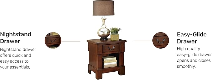 Homestyles Aspen Cherry Nightstand