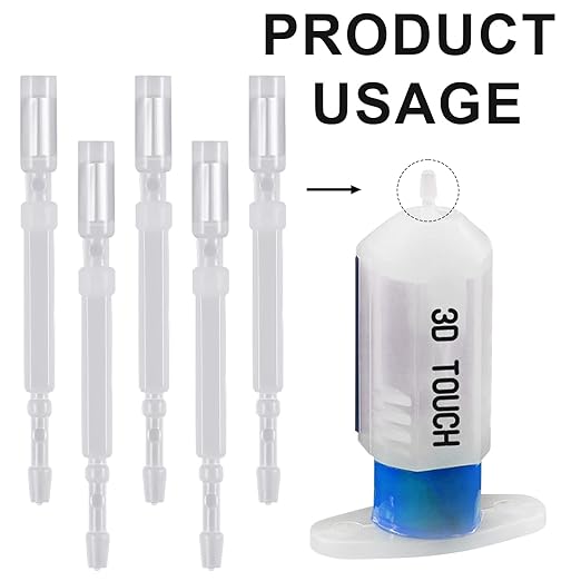 5pcs Bl Touch Probe Pin Replacement, Smart Automatic Bed Leveling Touch Probe Pin Replacement Auto Bed Leveling Sensor Probe Tips Replacement Probe for Bltouch, 3D Touch, CR Touch