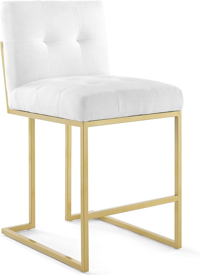 Modway Privy dining-chairs, Gold White
