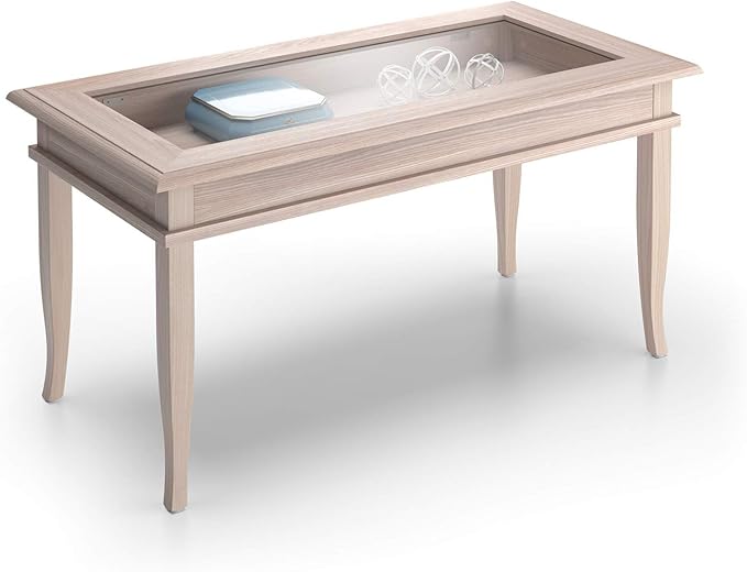 Mobili Fiver, Classico Coffee Table, Pearled Elm, Made in Italy