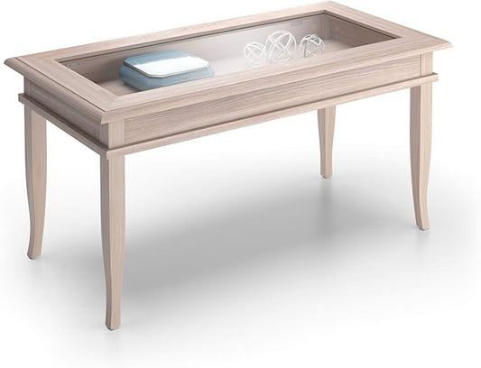 Mobili Fiver, Classico Coffee Table, Pearled Elm, Made in Italy