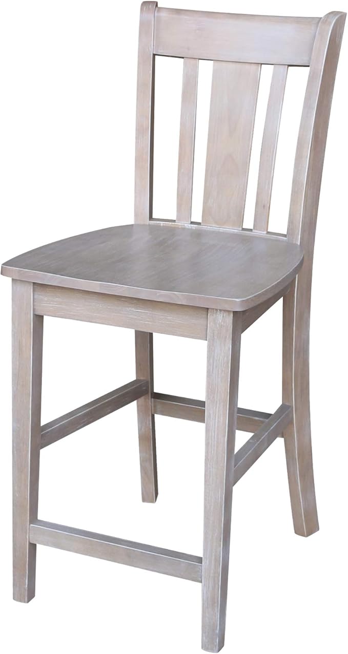 IC INTERNATIONAL CONCEPTS 30" Round Pedestal Gathering Height Table with 2 San Remo Counter Height Stools