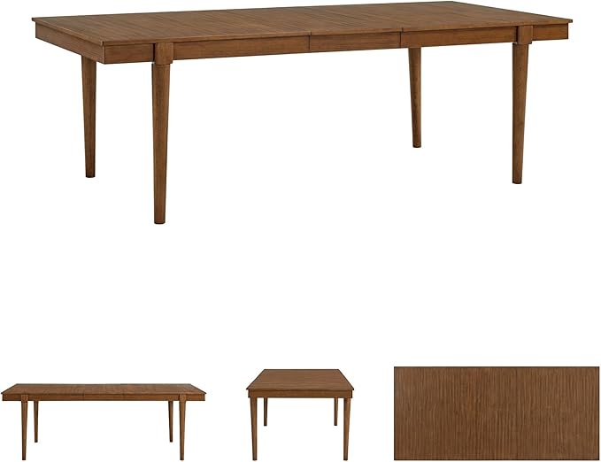 Signature Design by Ashley Lyncott Casual Dining Extension Table, Dark Brown