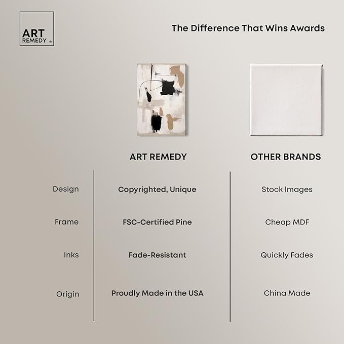 Art Remedy Strings in Abstraction Canvas Muted Abstract Wall Art, Gallery Wrapped, 10" x 15"