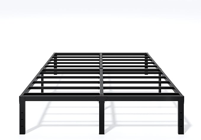 Metal Bed Frame California King Size - 14 Inch Heavy-Duty Cal King Platform Bed Frame No Box Spring Needed, Easy Assembly, Noise-Free, Sturdy Mattress Foundation, Underbed Storage Space