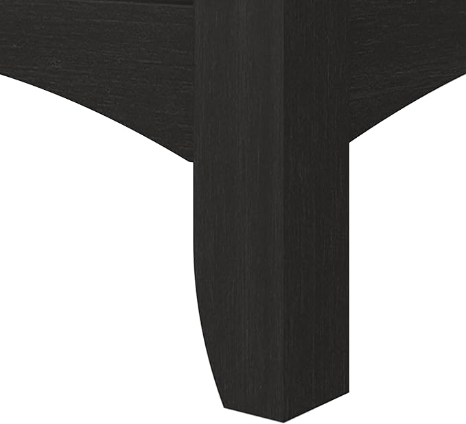 Bush Home Salinas Hall Tree with Storage Bench in Vintage Black