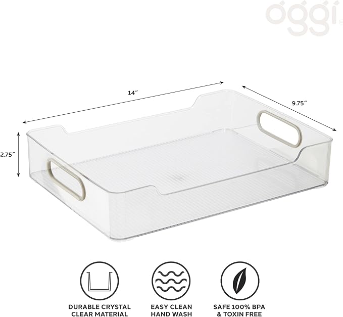 Oggi Cabinet / Drawer Storage Bin (14" x 9.75" x 2.75")