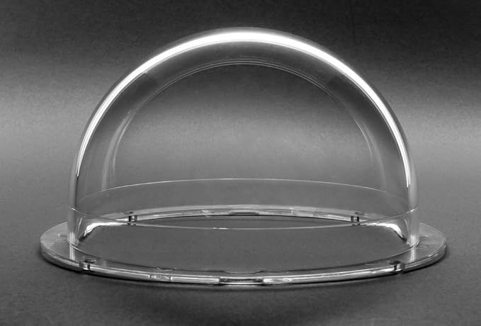 JMX 4 Inch Acrylic Indoor/Outdoor CCTV Extended Clear Camera Dome Cover Security Camera Housing