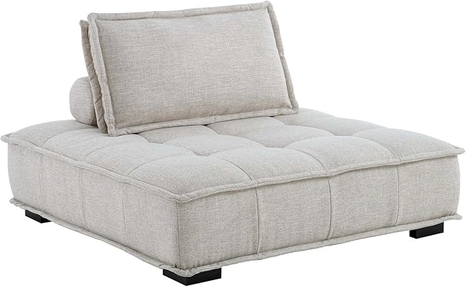 Modway Saunter, 4-Piece Sectional Sofa, Beige