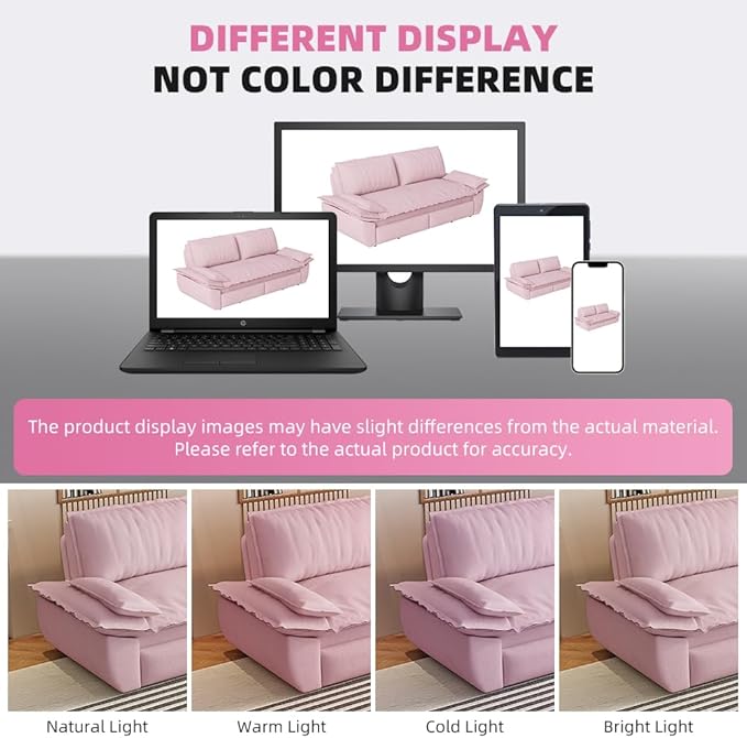 KEIKI 73.2" Queen Size Convertible Sofa Bed, 3-in-1 Pull Out Sleeper Couch with Pillow Armrests, Comfy Velvet Loveseat Sofa, Modern Living Room Furniture for Daily Relaxing Movie Nights Guests