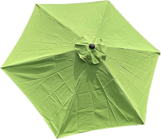 BELLRINO DECOR Replacement STRONG & THICK Umbrella Canopy for 9ft 6 Ribs (Canopy Only) (MATCHA GREEN)