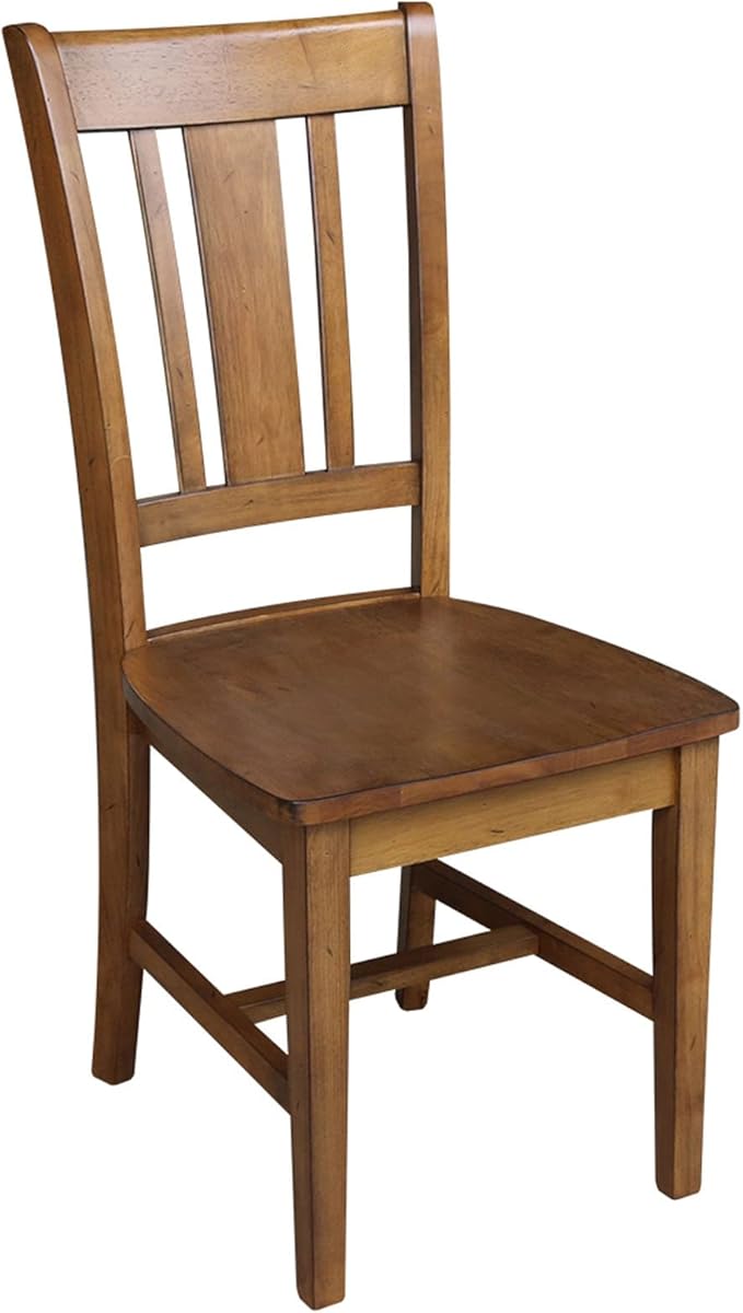 International Concepts 3 Piece 30" Round Dining Set in Pecan