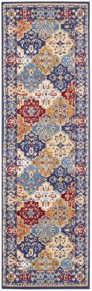 Nourison Home Grafix Multicolor 2'3" x 7'6" Area Rug - Easy Clean, Non Shedding, Bed Room, Living Room, Dining Room, Kitchen (8' Runner)