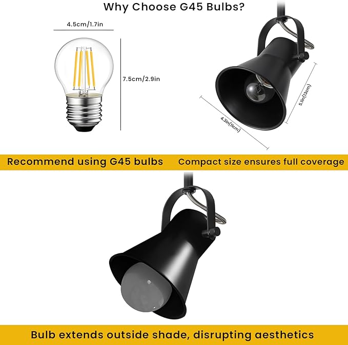KEESFU 4-Light Track Lighting Kit,Black Semi Flush Mount Ceiling Light with 4 Rotatable Light Heads,Modern Farmhouse Lighting for Livingroom,Bedroom,Hallway,Art Wall,Bathroom,Kitchen.(4-Light)