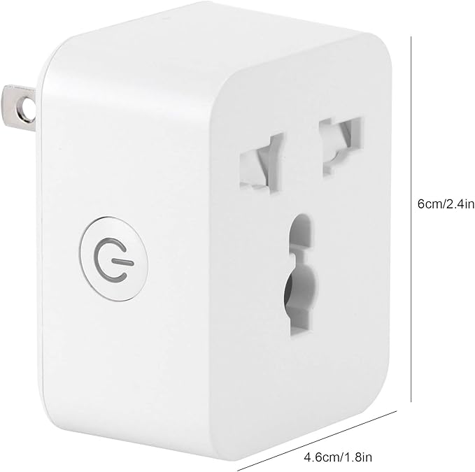 Garosa Smart Plug 15A WiFi Bluetooth Timing Socket Multi Function Conversion Socket Smart Outlet Plug Electrical Outlet Switches