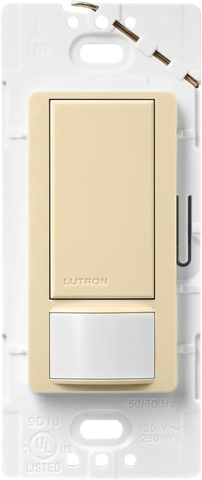 Lutron Maestro Motion Sensor Light Switch Indoor for Bathroom, Garage, Laundry Room, Closet, Occupancy Sensor Light Switch, Single-Pole, No Neutral, MS-OPS5M-IV