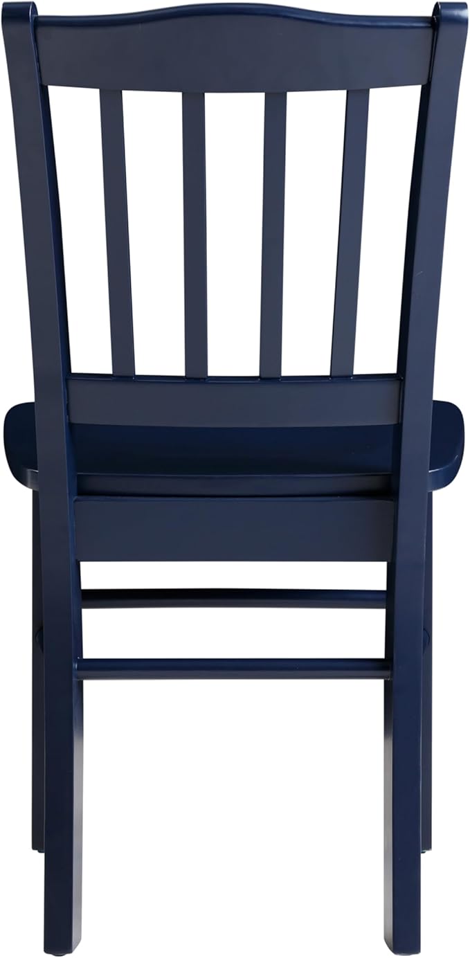 Boraam Shaker Dining Room Side Chairs, Set of 2 – Navy Blue Finish