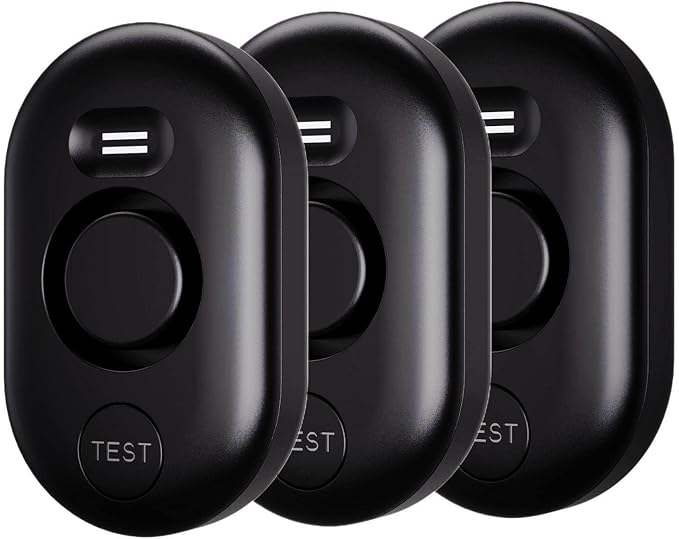 Water Leak Detector Sensor Alarm: Home Water Flooding Monitor Smart Sink Overflow Monitoring Adjustable Wet Moisture Alert Pipe Leakage Drip Detection Warning for Basement Floor (3 Sensor)