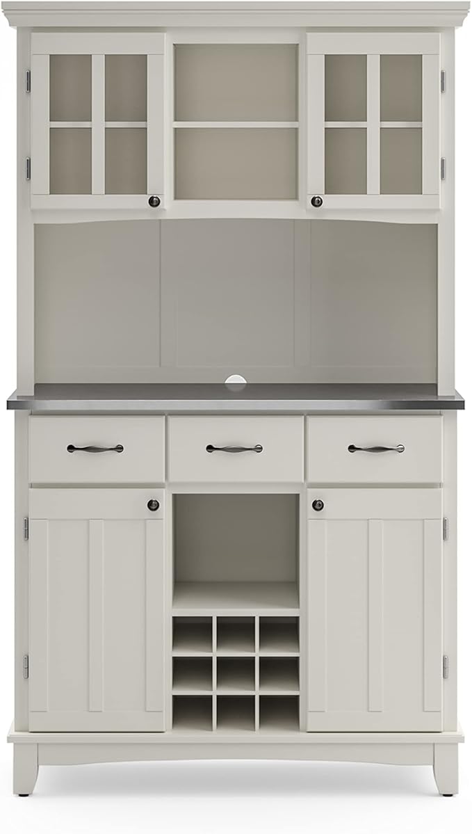 homestyles Server sideboards-buffets-credenzas, Hutch, Off White