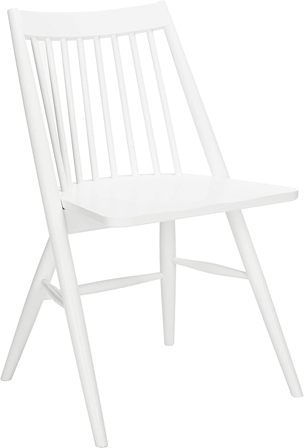 Safavieh Home Collection Wren White 19-inch Spindle Dining Chair (Set of 2)