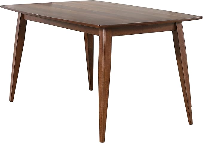 Sunset Trading Mid Century Dining Table, Danish Walnut