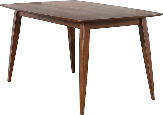 Sunset Trading Mid Century Dining Table, Danish Walnut
