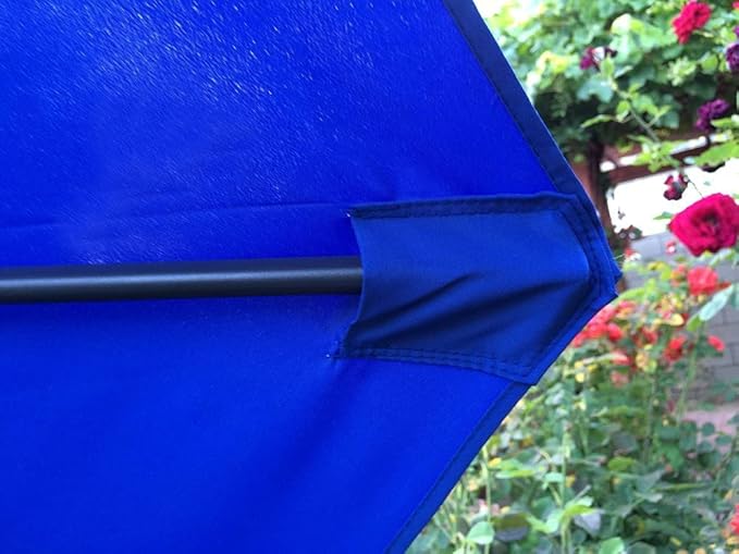 BELLRINO DECOR 10ft 6 ribs Replacement ROYAL BLUE STRONG AND THICK Umbrella Canopy (Canopy Only) ROYAL-106