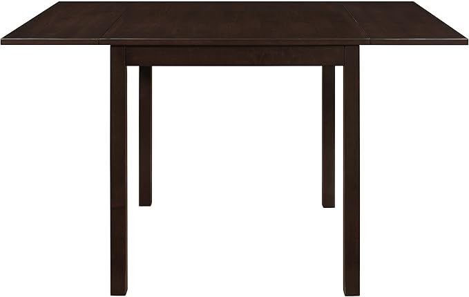 Coaster Home Furnishings - Kelso - Asian Hardwood and MDF - Rectangular Dining Table with Extension Leaf - Kitchen, Dining Room - 52-Inch - Cappuccino - 190821