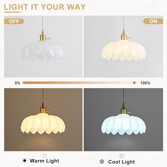 3 Pack Glass Pendant Lights Kitchen Island, Vintage Brass Pendant Light Fixtures, Adjustable Milk White Kitchen Pendant Lighting Over Island for Bedroom Living Room Hallway Dining Room