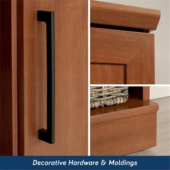 Sauder HomePlus Multi-Room Storage Cabinet with Adjustable Shelves and Door Positioning, Kitchen Laundry Pantry Storage Cabinet, in Sienna Oak Finish