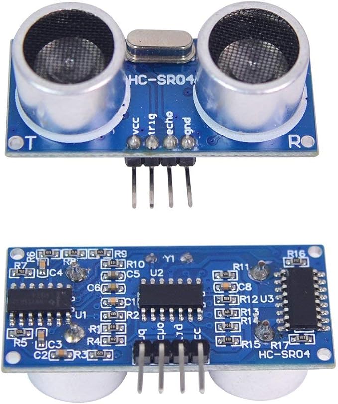 2pcs Ultrasonic Module Distance Sensor with 2pcs Mounting Bracket for Raspberry Pi Arduino Uno R3 Mega 2560 Nano Smart Robotics Projects