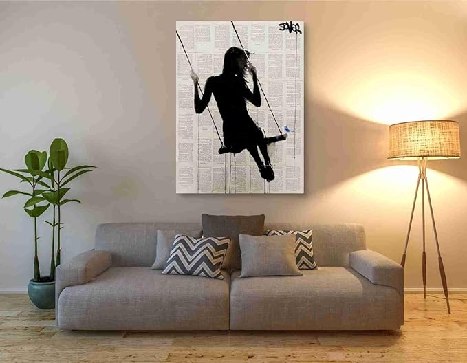 Epic Graffiti 'The Freedom of Sometimes' by Loui Jover, Canvas Wall Art, 40"x54"