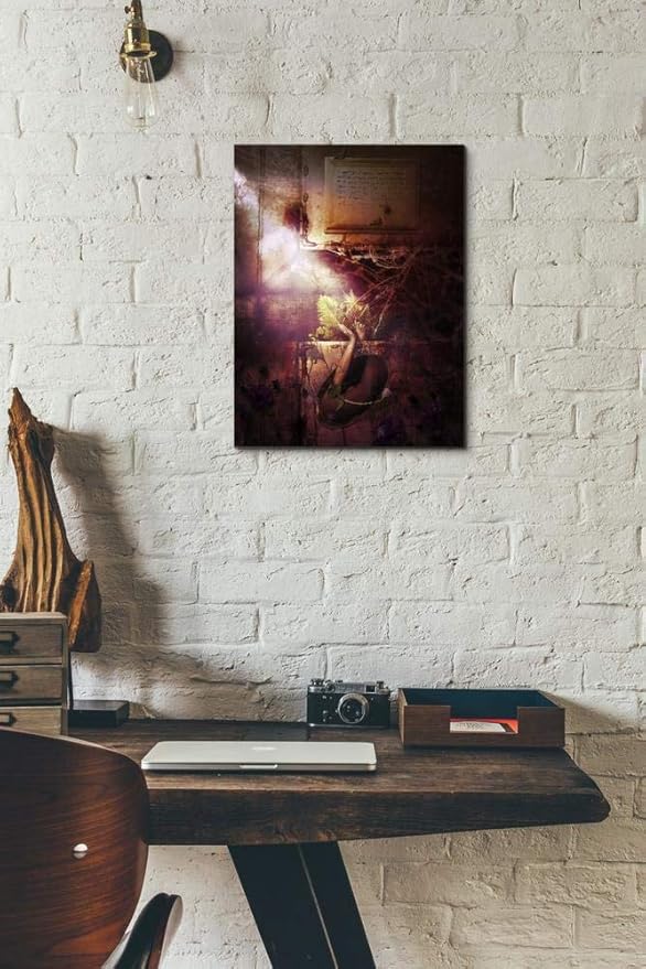 Epic Graffiti ' Flowers' by Mario Sanchez Nevado Canvas Wall Art, 12" x 16", Purple