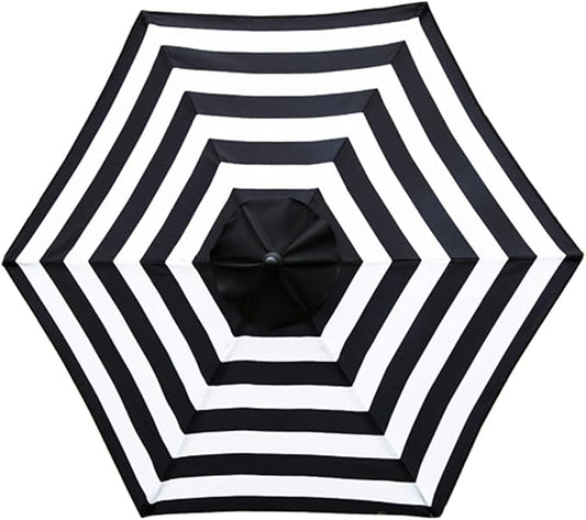 Sunnyglade 7.5ft Patio Umbrella Replacement Canopy Market Umbrella Top Outdoor Umbrella Canopy with 6 Ribs