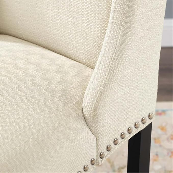 Modway Baron Fabric Upholstered Dining Counter-Height Bar Stool in Beige