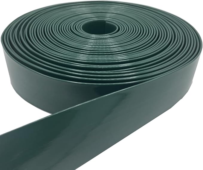 LukLoy 50ft Long Vinyl Straps for Patio Chairs Repair 2" Wide Patio Furniture Replacement Straps, Dark Green
