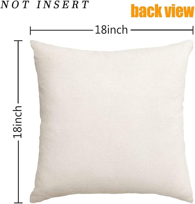RABUSOFA Outdoor Pillow Covers Waterproof 18x18 Inch,Outdoor Bird Lumbar Throw Pillow Cases Small Decorative Pillows for Couch Patio Furniture Polyester Linen Teal Blue