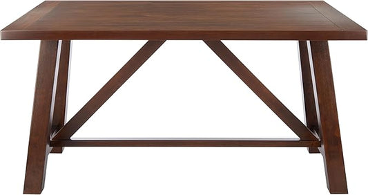 SAFAVIEH Home Collection Ainslee Brown Rectangle Dining Table