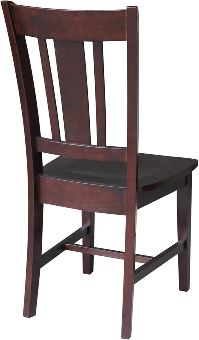 International Concepts 42" Dual Drop Leaf 2 San Remo Chairs Dining Table, Rich Mocha