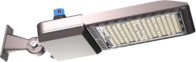 Lightdot 320W LED Parking Lot Lights Outdoor Arm Mount (48000lmEqv 1200W HPS) 5000K Parking Lot Lights Commercial with Smart Photocell Outdoor LED Pole Light for Parking Lot,Yard,Driveway