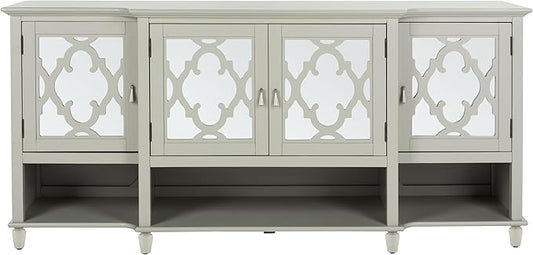 Safavieh Couture Home Juliette Contemporary Grey Mirrored Sideboard