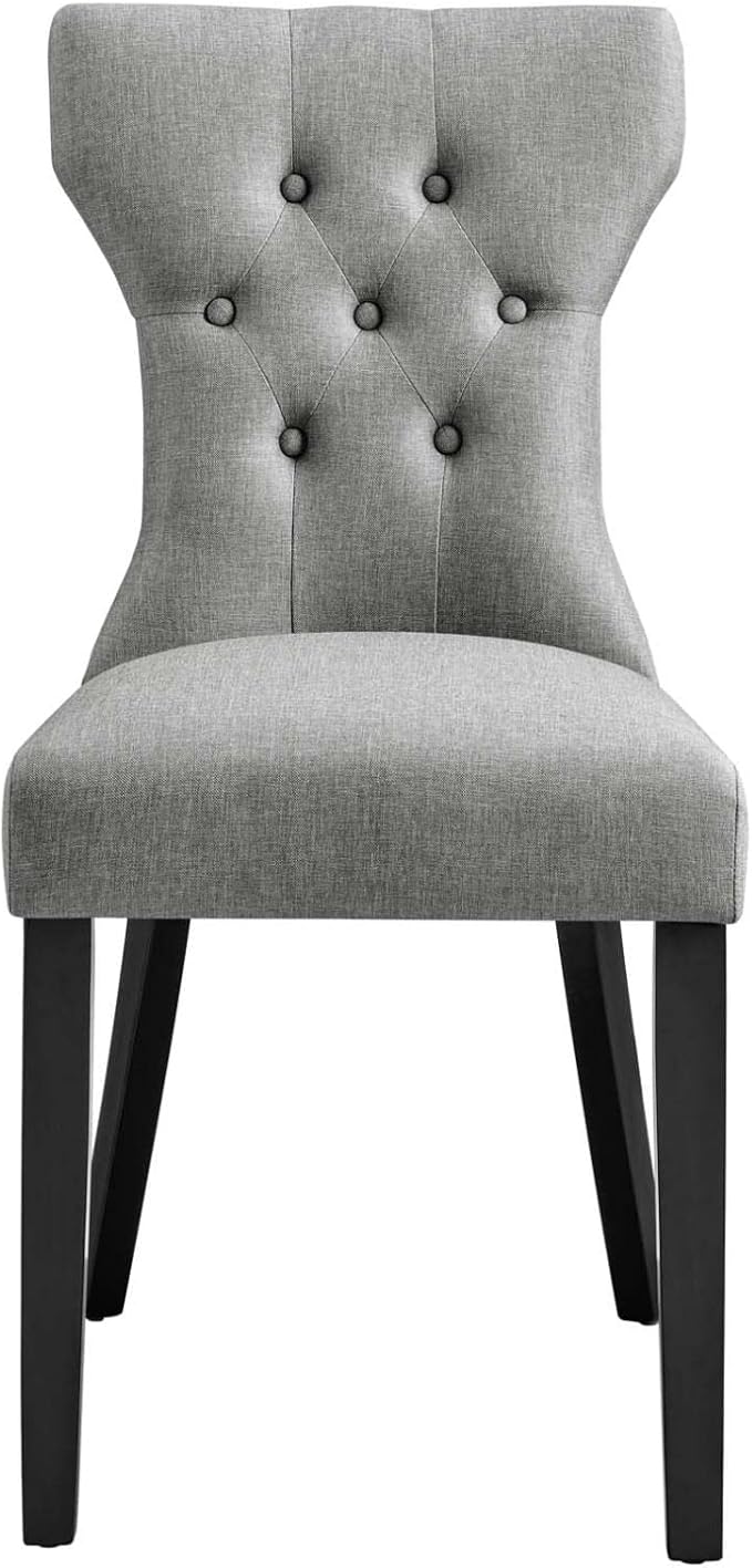 Silhouette Dining Side Chair in Light Gray