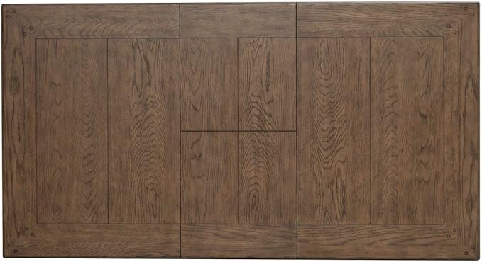 Liberty Furniture Al Fresco 7 Piece Rectangular Table Set with 6 Dining Chairs - Graphite & Whitestone