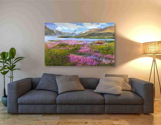 Epic Graffiti 'Heather Scotland' by Chris Vest, Canvas Wall Art, 54"x40"